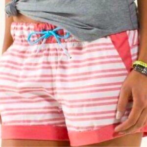 Lululemon Play All Day Short Twin Stripe Love Red Size 4